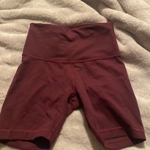 lulu wunder train bike shorts